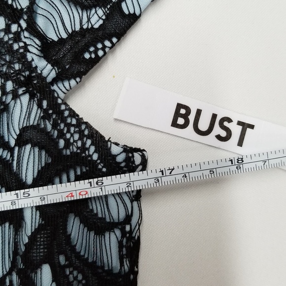 ✅ Blue and Black Lace Dress - Picture 3 of 6